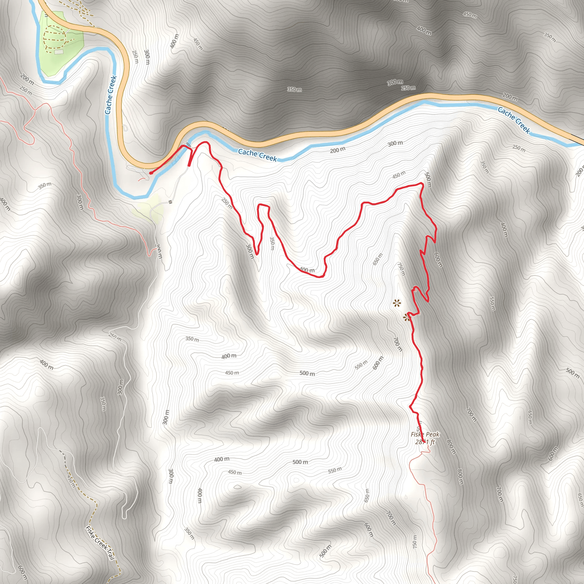 Blue Ridge Trail North mobile static map