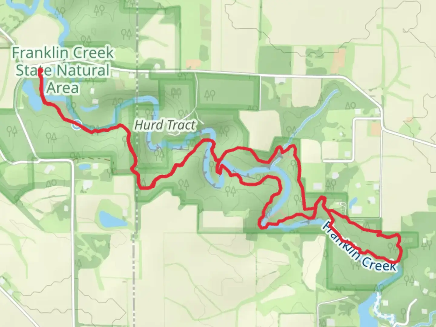 An image depicting the trail Pioneer Pass Trail and Norwegian Hill Trail Loop and its surrounding area.