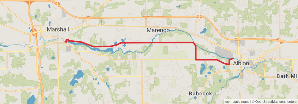 American Perimeter Trail - North Country Primary stage 35 Map
