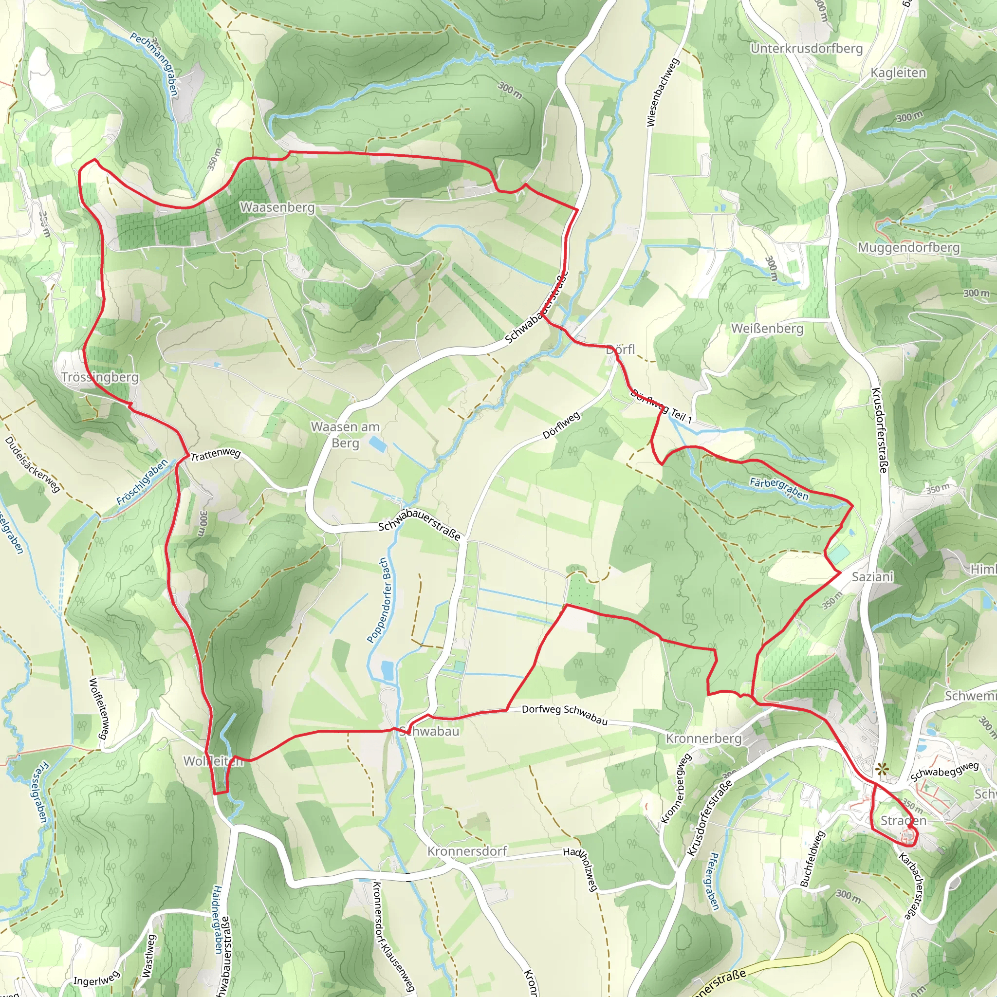 Lebenskraftweg mobile static map