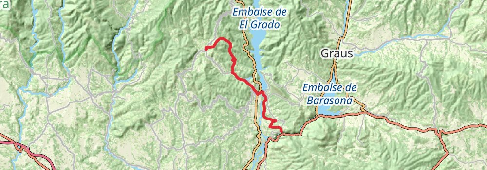 GR 45 - Somontano Trail stage 7 Map