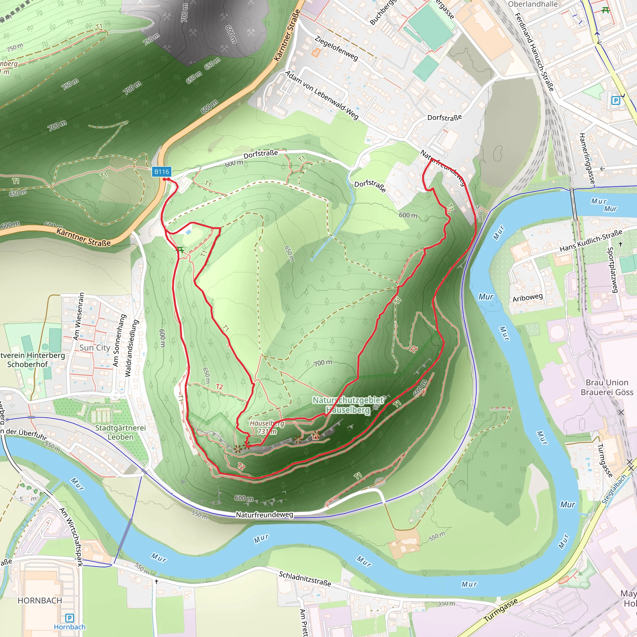 Häuselberg - The Kokolanzen blooms mobile static map