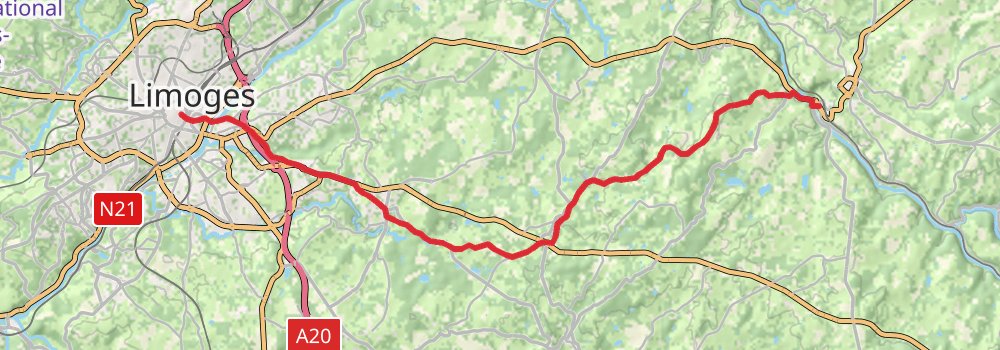 Camino Perl-Saint Jean Pied de Port via Vézelay stage 44 Map