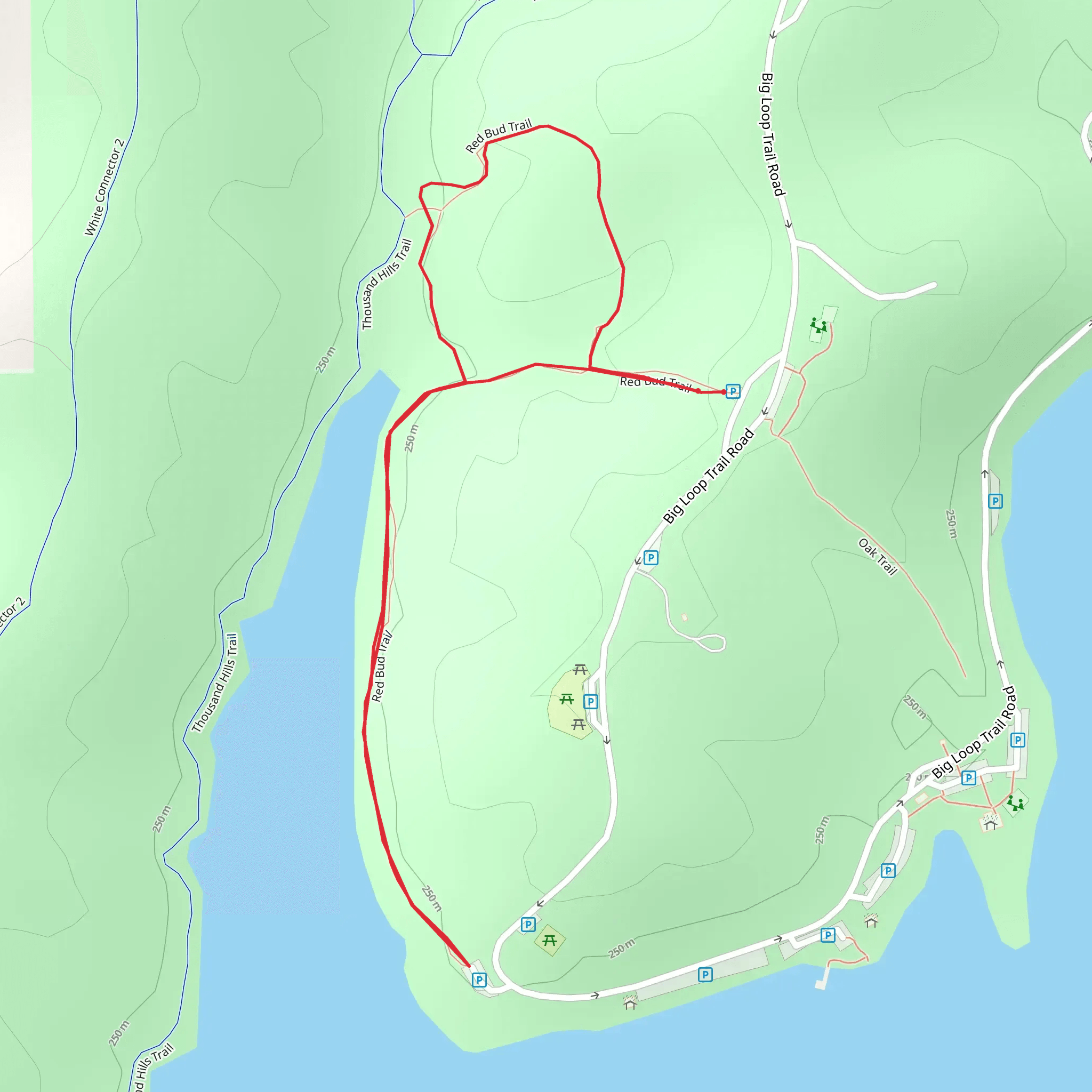 Red Bud Trail mobile static map