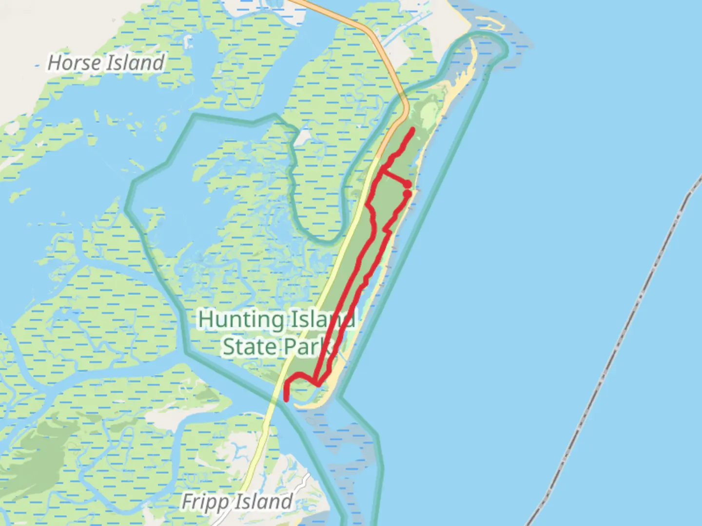 An image depicting the trail Magnolia Forest - Lagoon Loop Trail and its surrounding area.