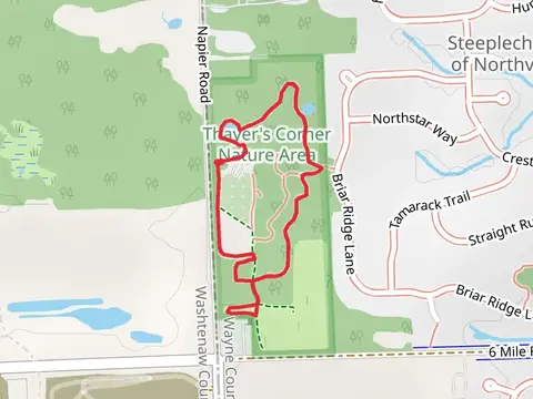 Blue trail and Orange Trail