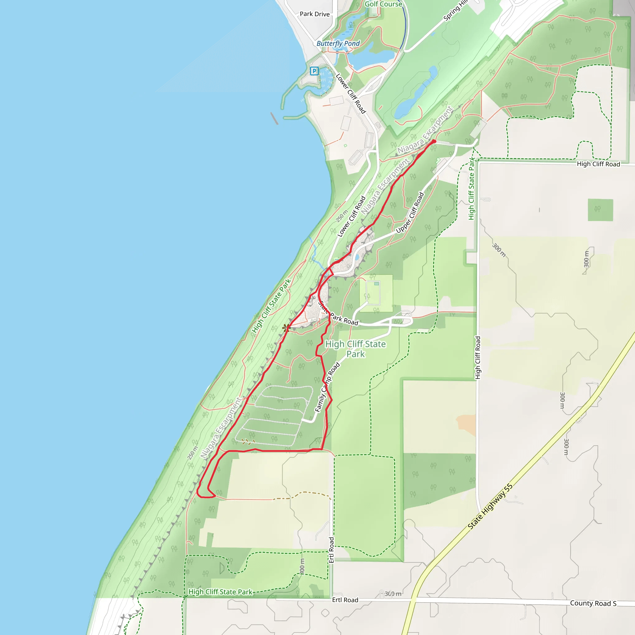Indian Mound Trail Loop mobile static map