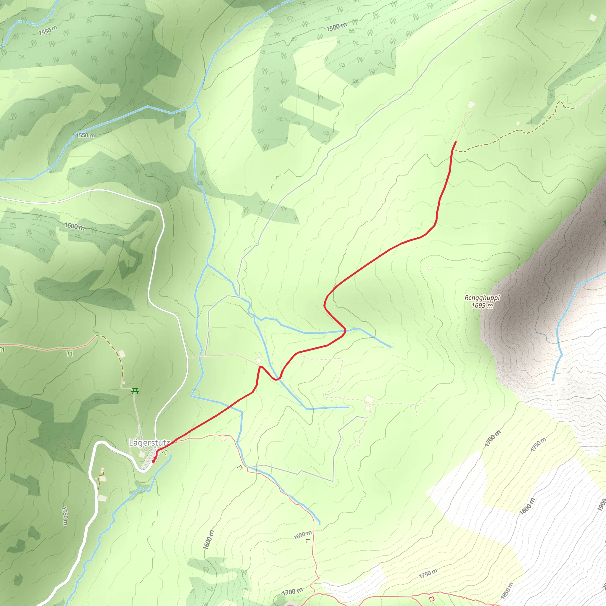 Lombachalp Winter Trail mobile static map