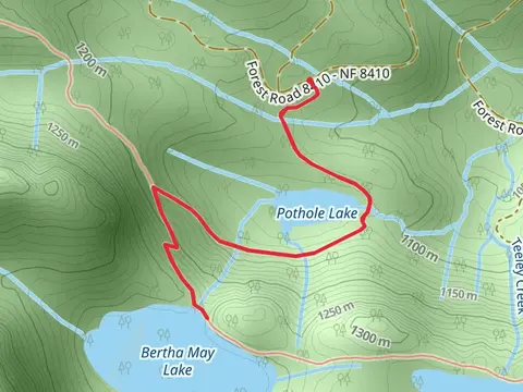 Bertha May Lake and Pothole Lake