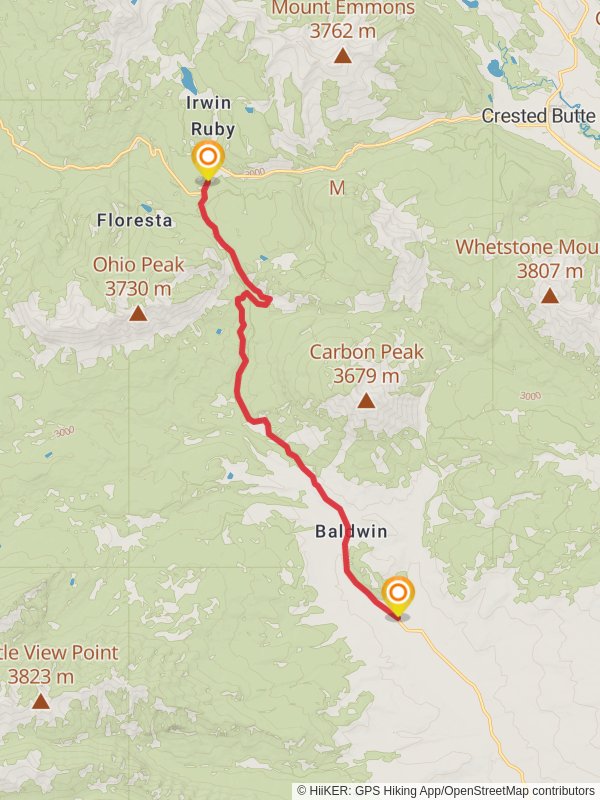 Ohio Creek Road Trail