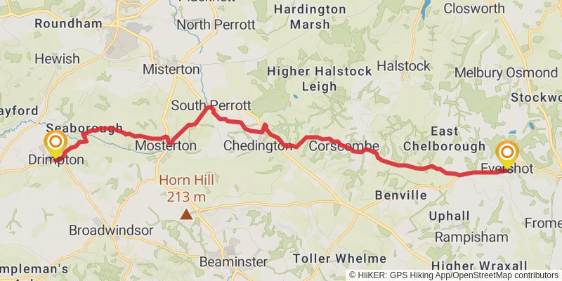 Dorset Loop from North Haven Point stage 8 Map