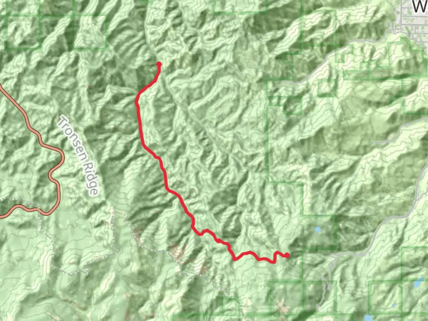 An image depicting the trail Devils Gulch Trail and its surrounding area.