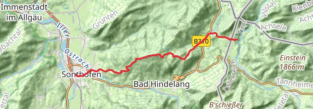 Maximiliansweg stage 6 Map