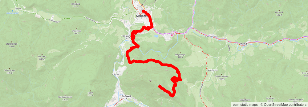 Mariazell to the Sauwand stage 2 Map