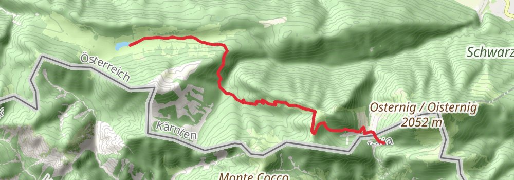 Via Alpina - Red Trail stage 19 Map