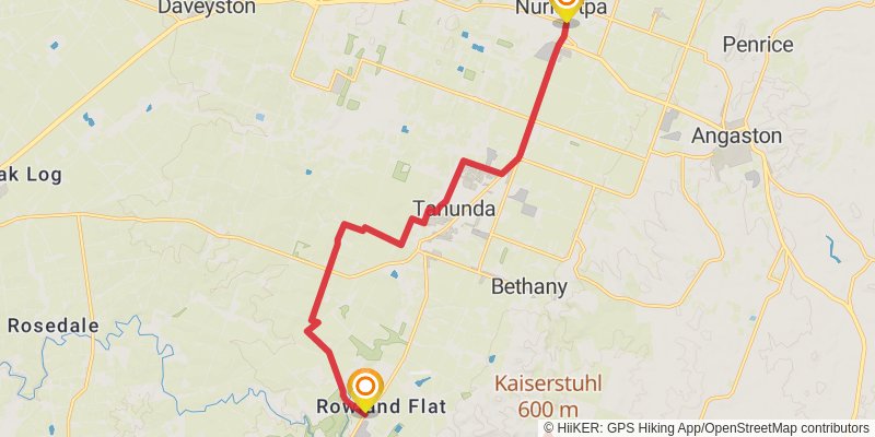 Mawson Trail stage 5 Map
