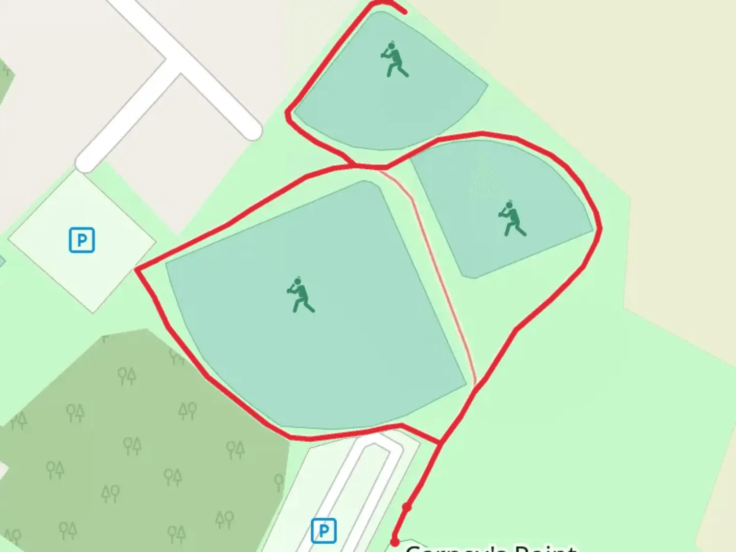 An image depicting the trail Gaventa St Loop and its surrounding area.