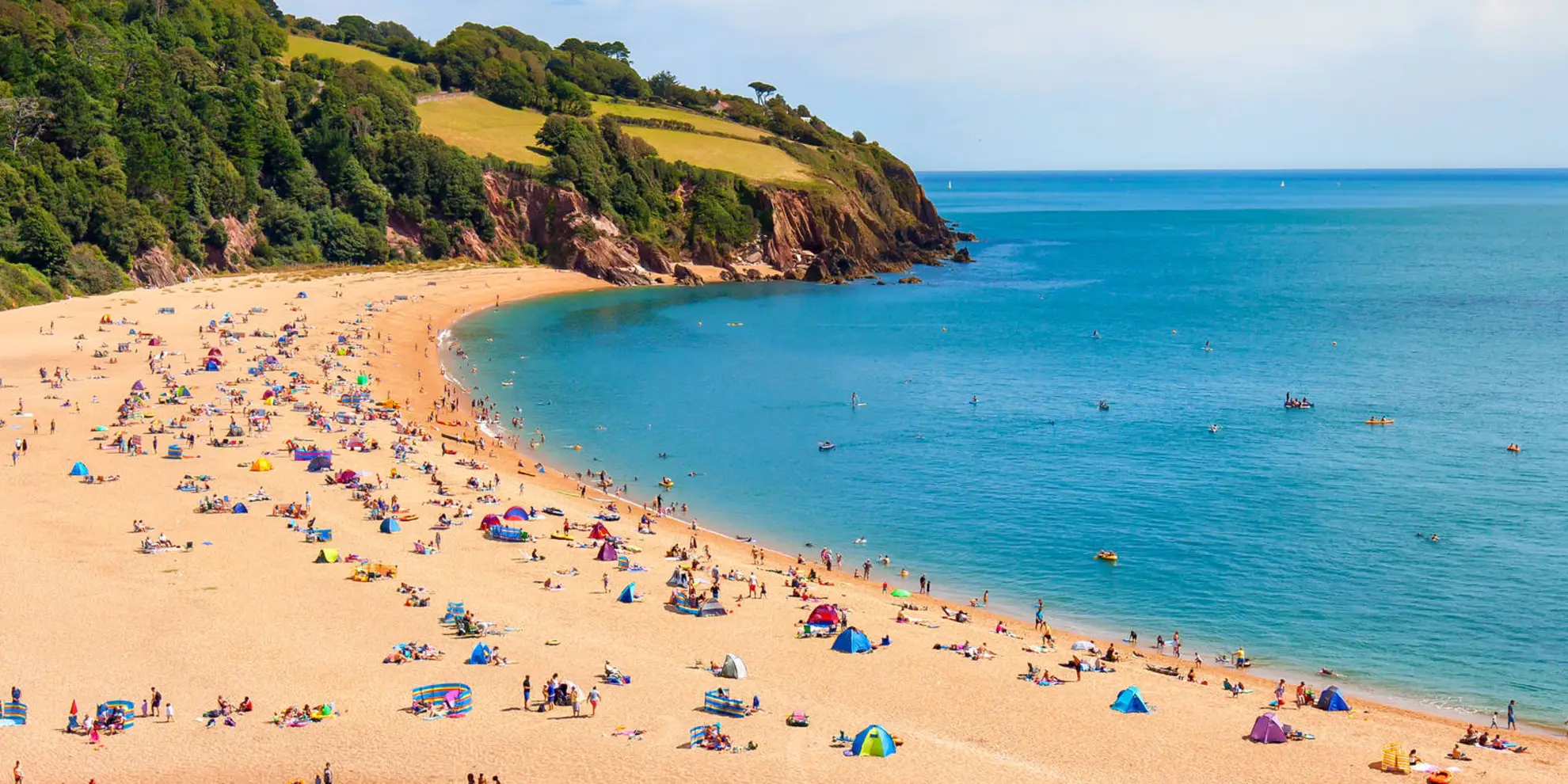 An image depicting the trail Blackpool Sands and Strete Walk and its surrounding area.