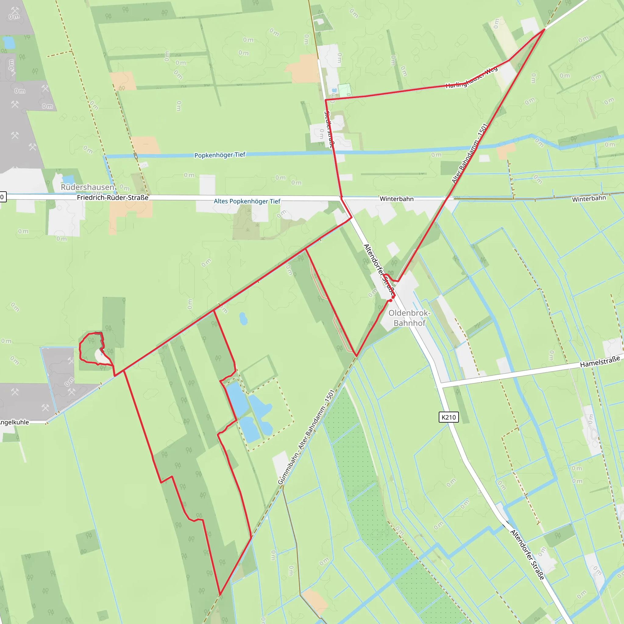 Harlinghauser Weg mobile static map