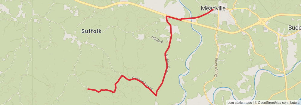 American Perimeter Trail - The South Primary stage 21 Map