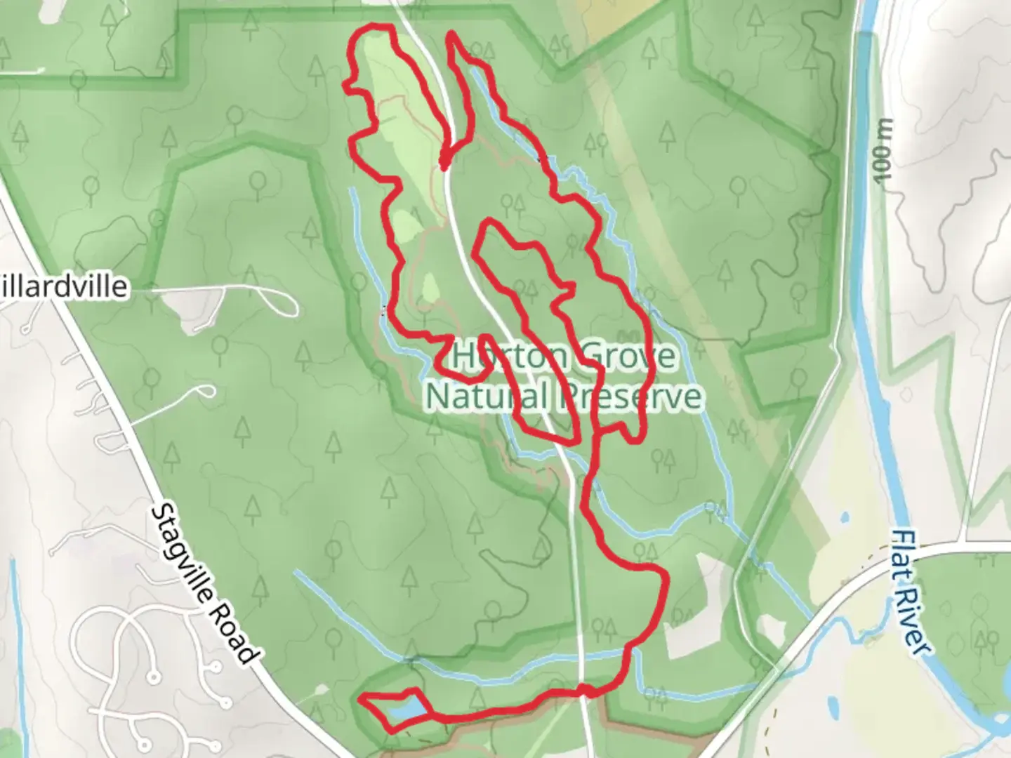 An image depicting the trail Peaks, Justice and Holman Loop and its surrounding area.