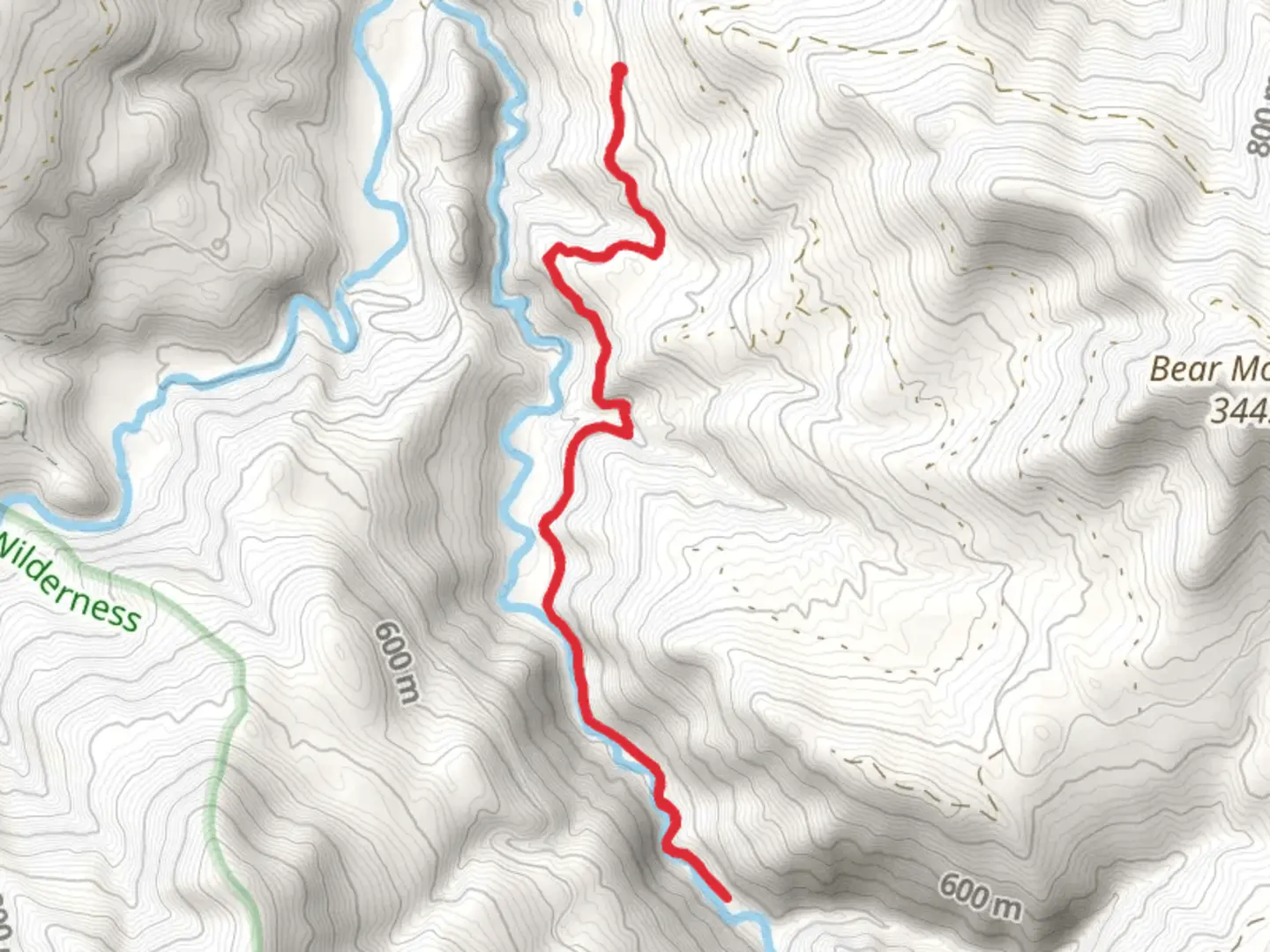 An image depicting the trail Gold Creek Extension Trail and its surrounding area.