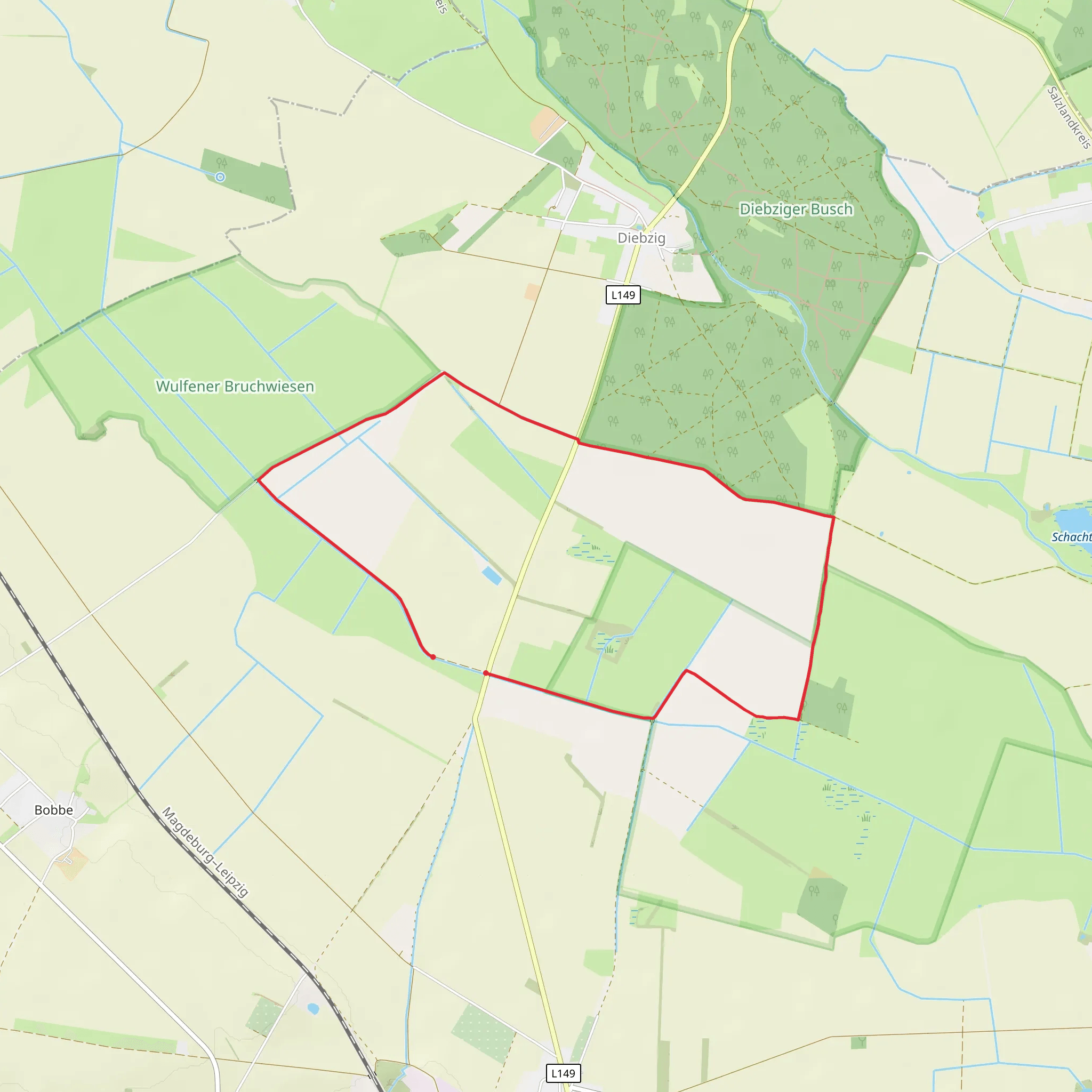 Wulfener Loop mobile static map