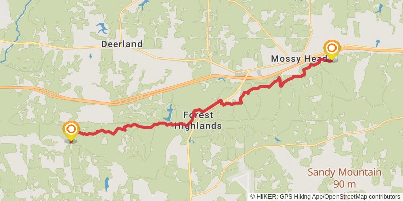 Florida National Scenic Trail stage 8 Map