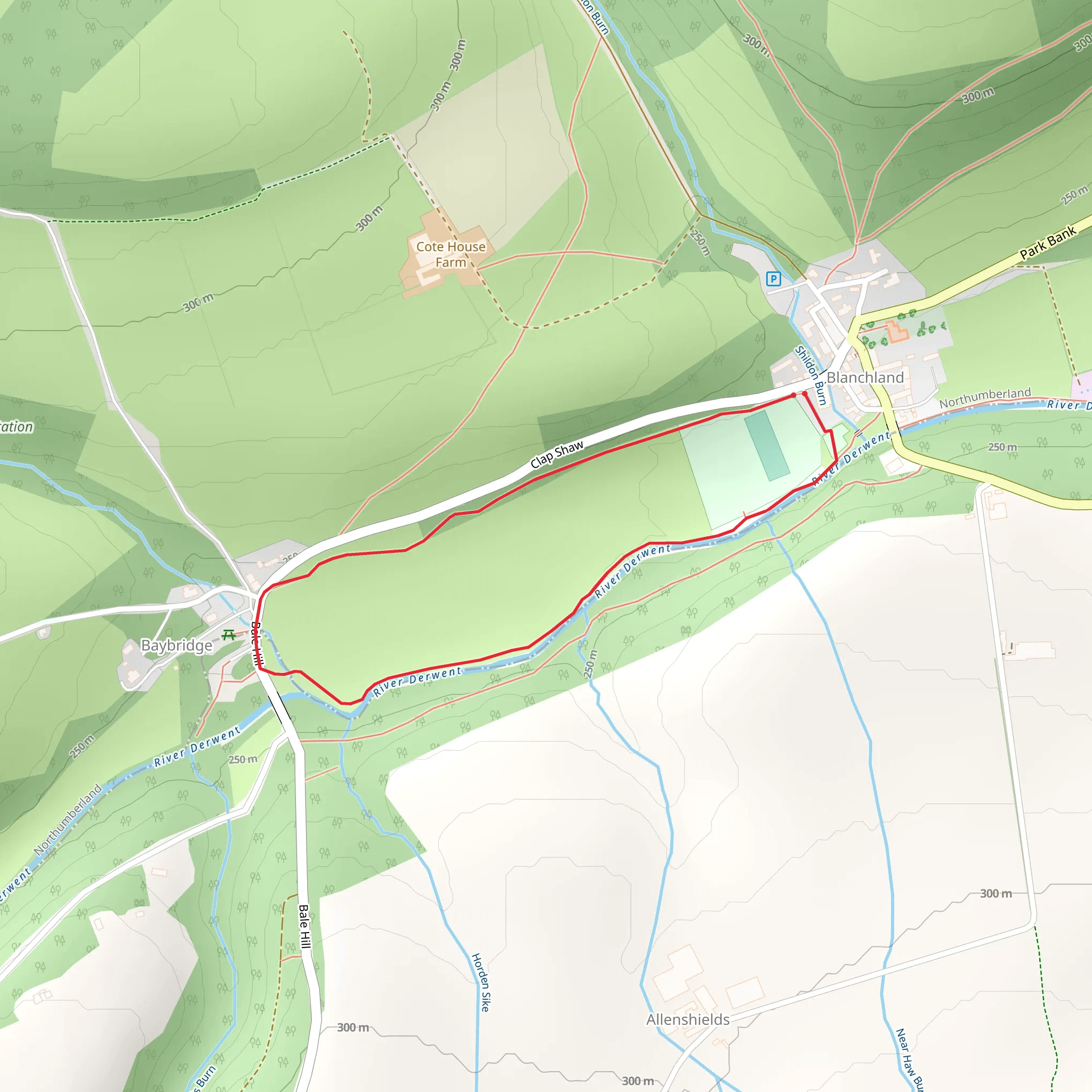 Blanchland mobile static map