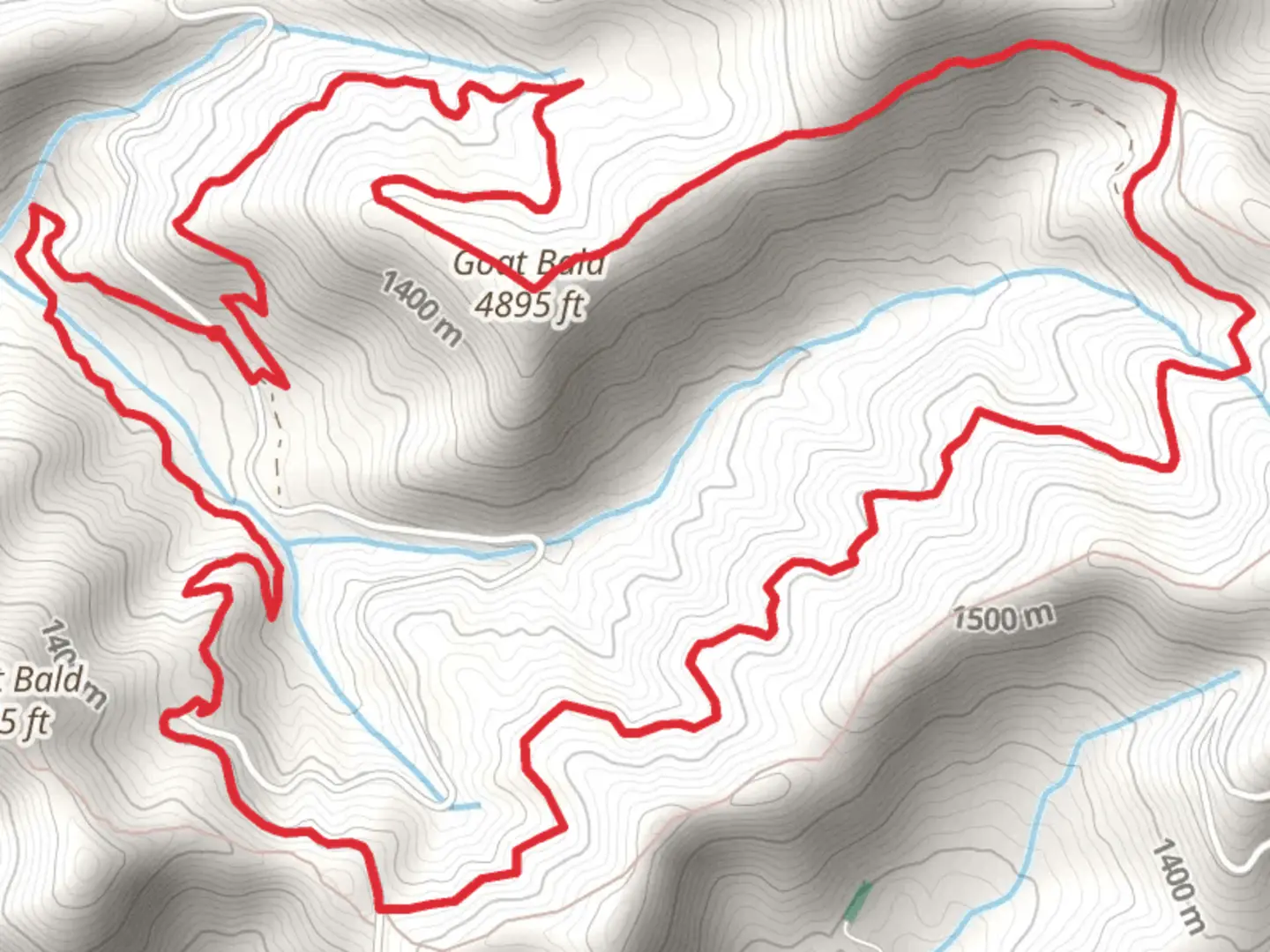 An image depicting the trail Wine Springs Loop Trail and its surrounding area.
