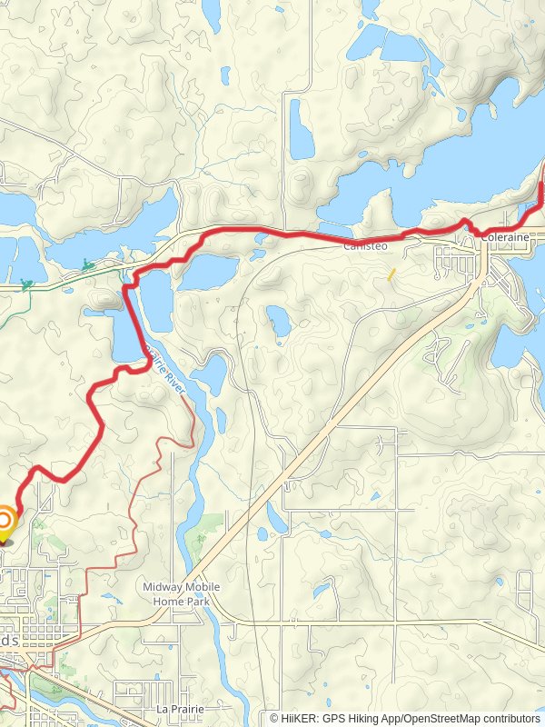 Prairie River and Lake via Mesabi Trail