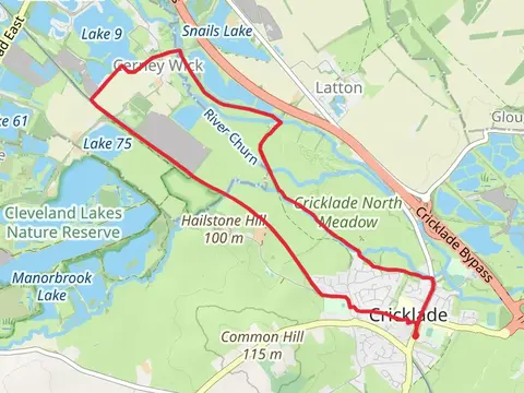 Thames and Severn Way and The Latton Loop