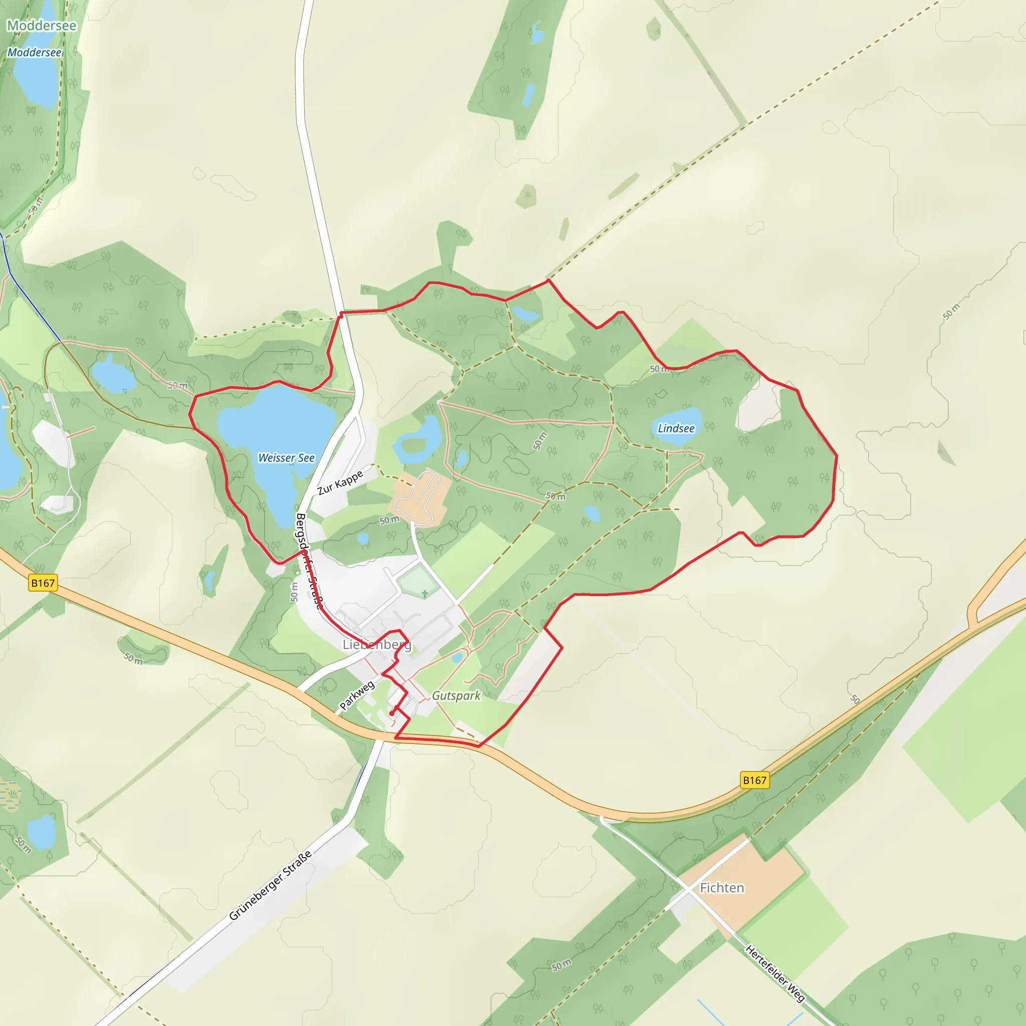 Weisser See Big Loop mobile static map