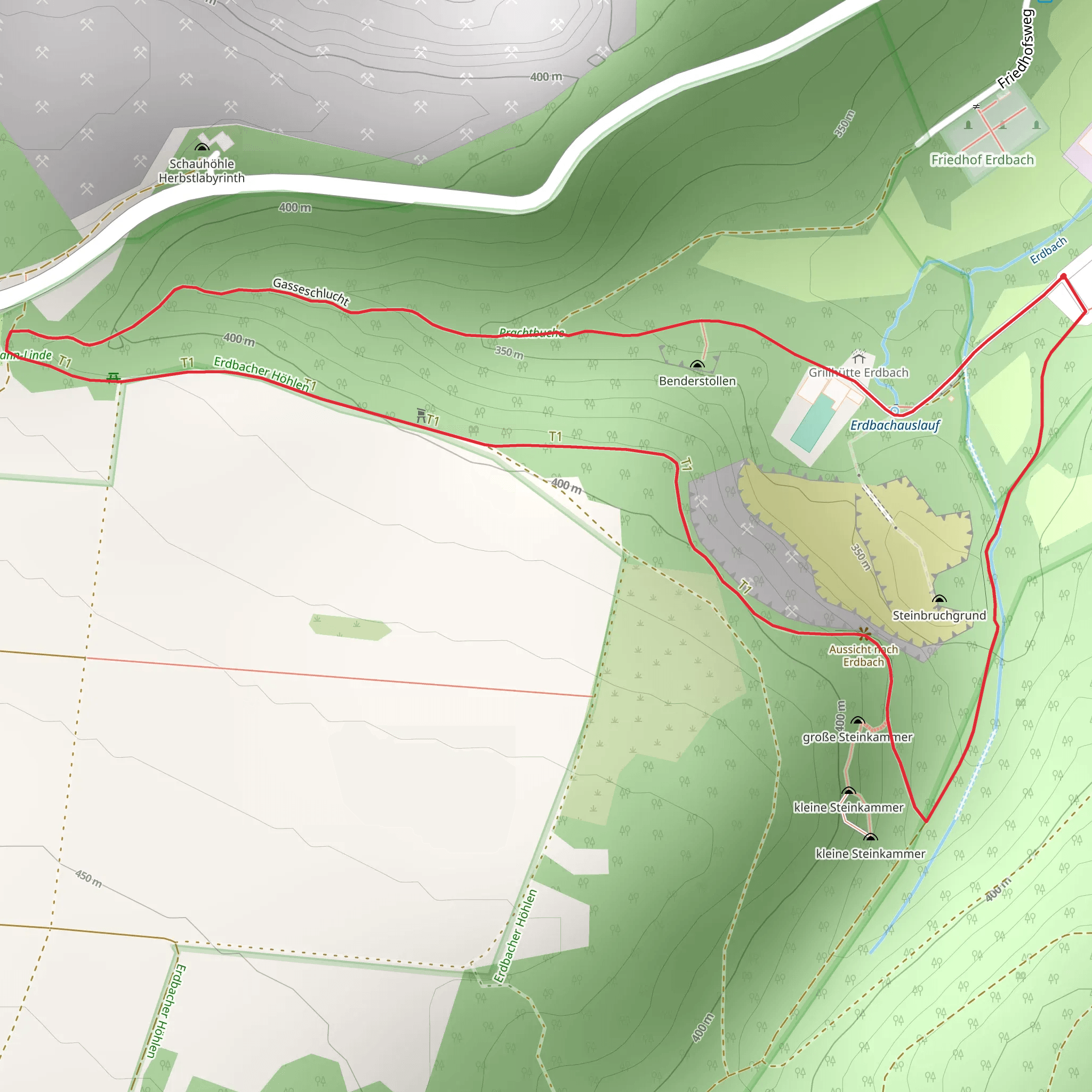 Breitscheider Hohlentour and Aussicht nach Erdbach Loop mobile static map