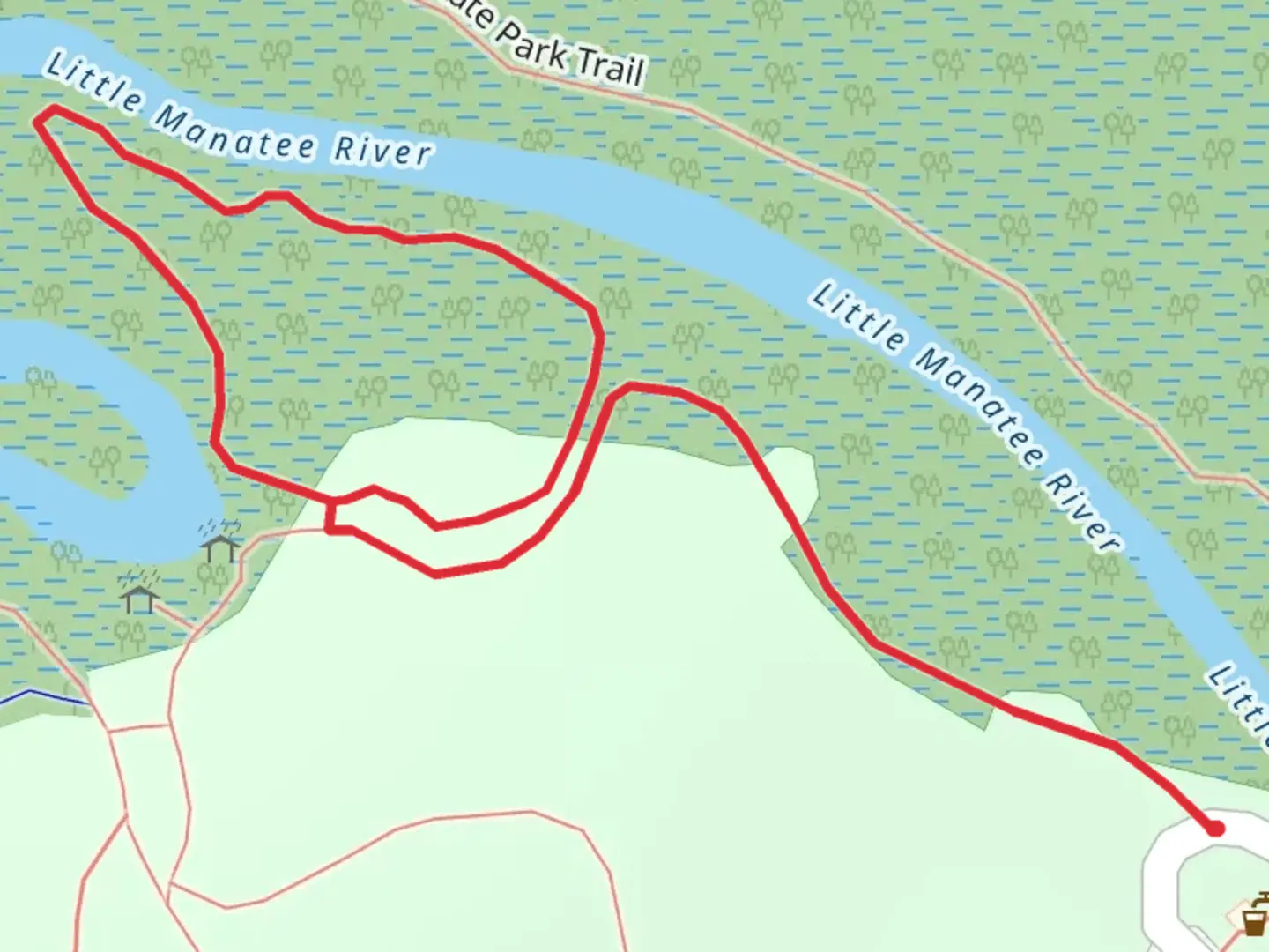 An image depicting the trail Oxbow Nature Loop Trail and its surrounding area.