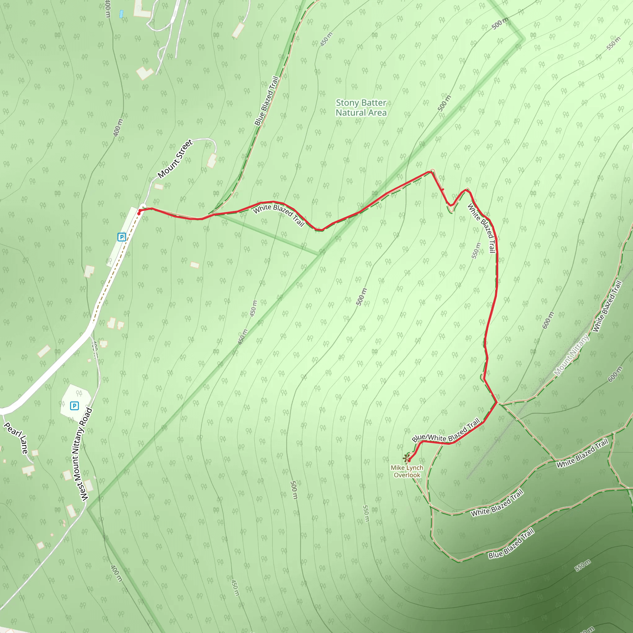 Mount ST Struble Road mobile static map