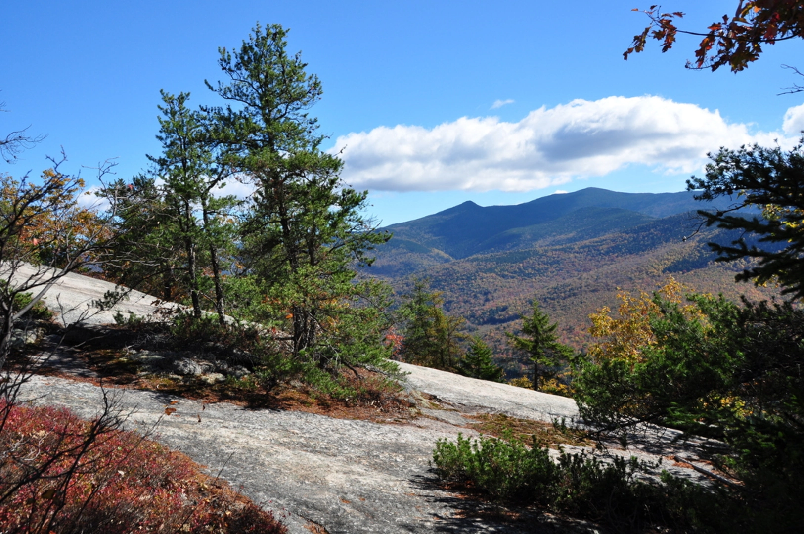 An image depicting the trail Drakes Brook Trail to Jennings Peak Trail and its surrounding area.