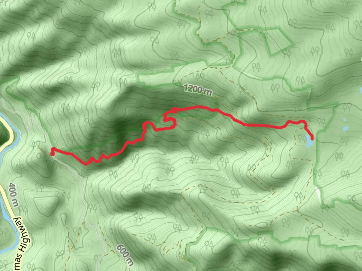 An image depicting the trail Cripple Creek Trail and its surrounding area.