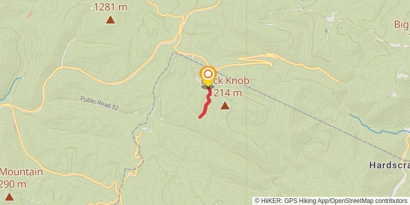 Buck Trail spur 1 Map