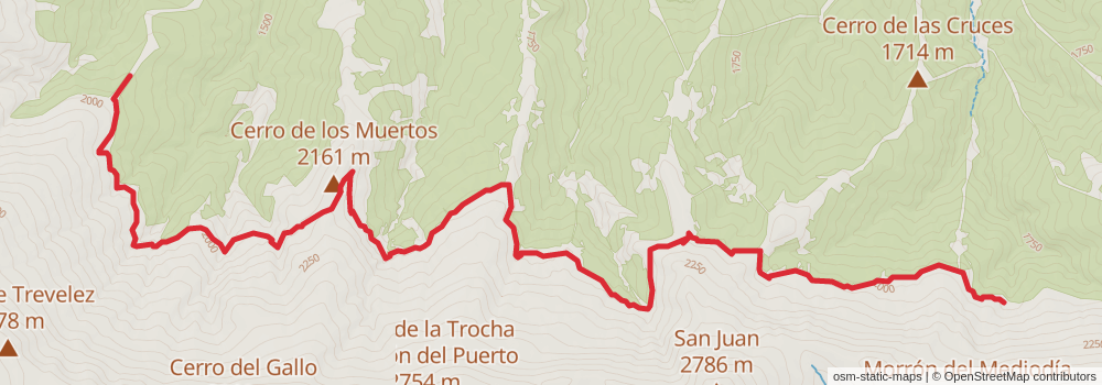 GR 240 Sendero Sulayr stage 17 Map