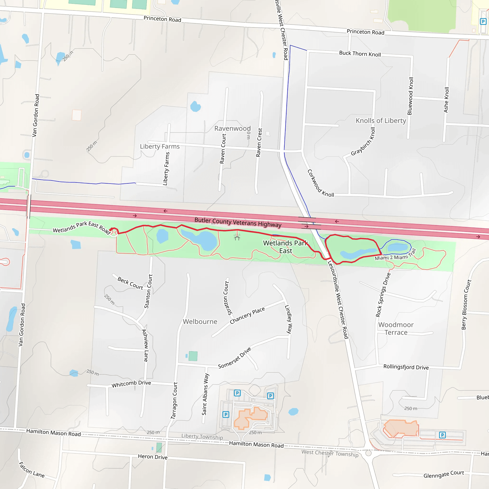 Miami 2 Miami Trail mobile static map