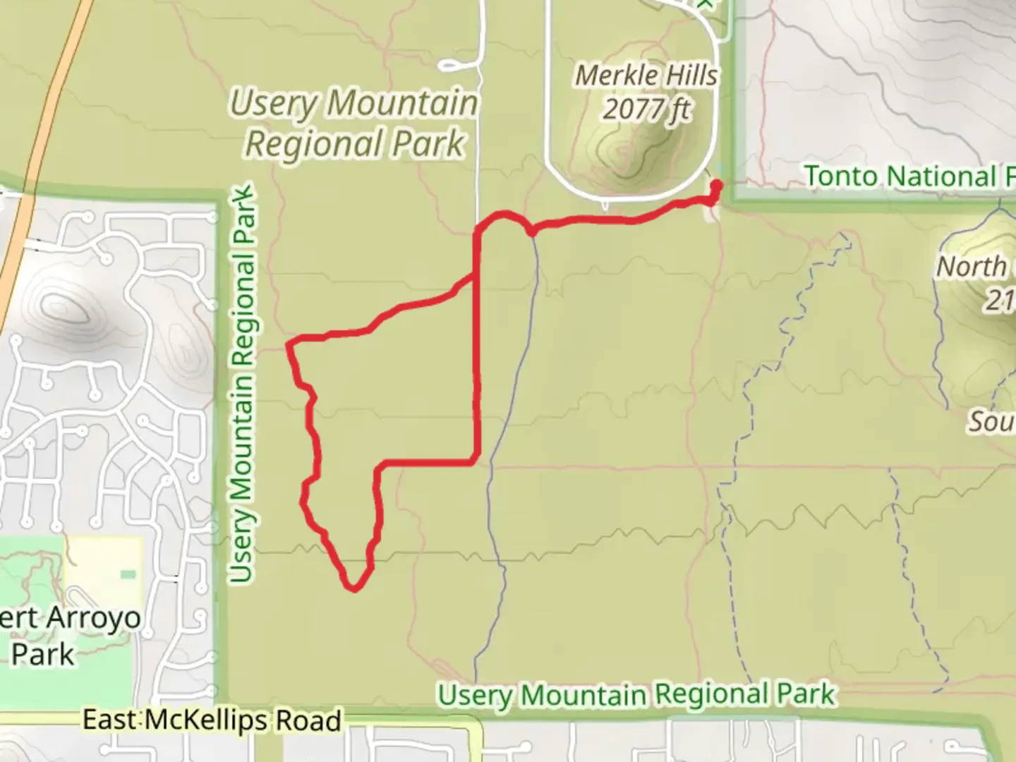 An image depicting the trail Blevins and Moon Rock Loop Trail and its surrounding area.