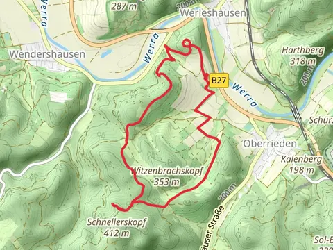 Ludwigstein and Großer Habichtstein Loop