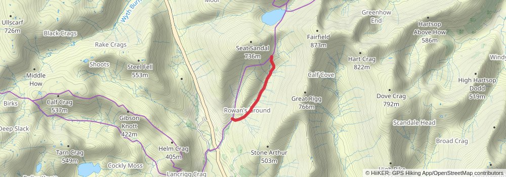 Coast to Coast Walk alt 3 Map