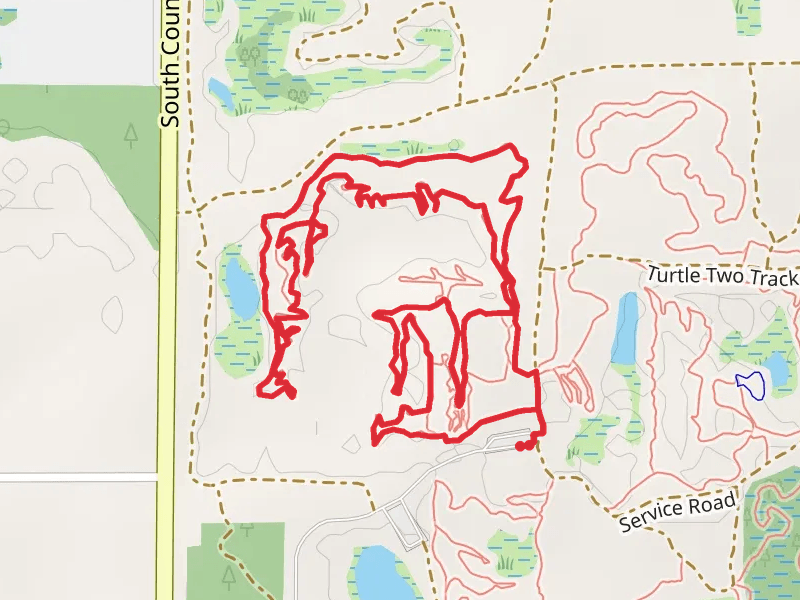 Rollercoaster and Moonscape Loop