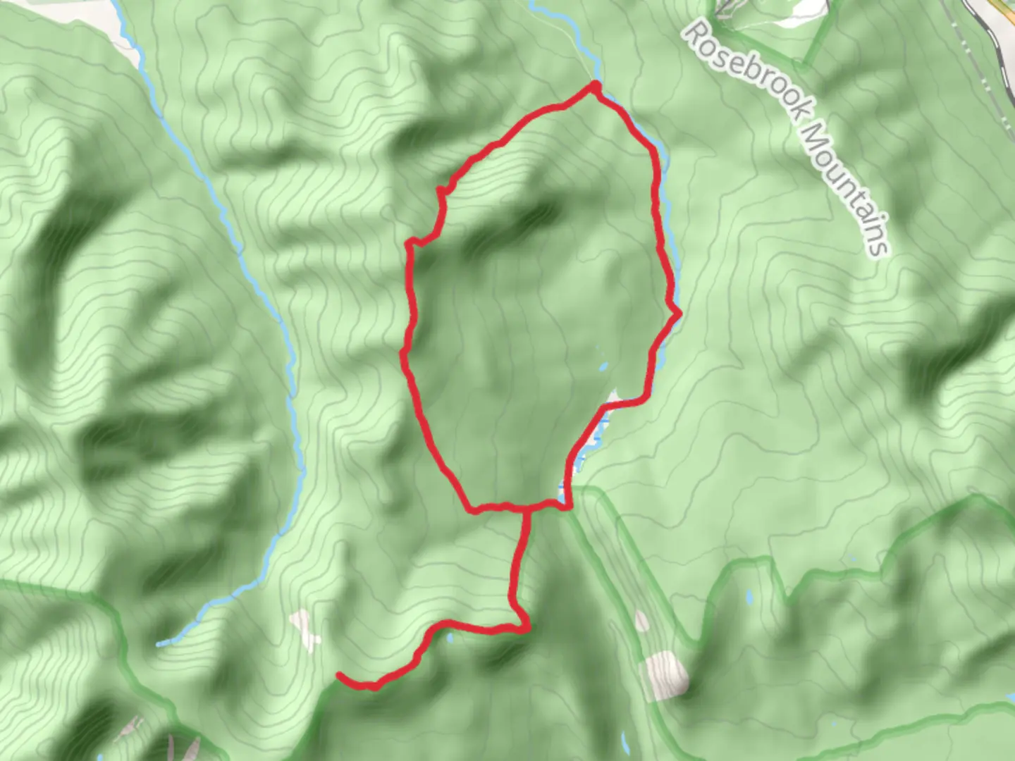 An image depicting the trail Mount Hale, Mount Zealand and Zealand Pond Loop and its surrounding area.