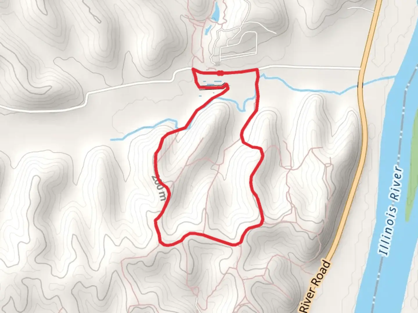 An image depicting the trail Crawford Creek Hollow Road Loop - South and its surrounding area.