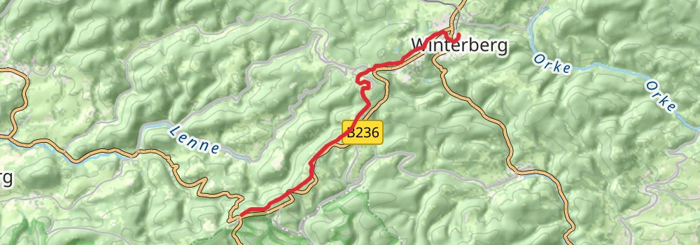 Rothaarsteig stage 3 Map