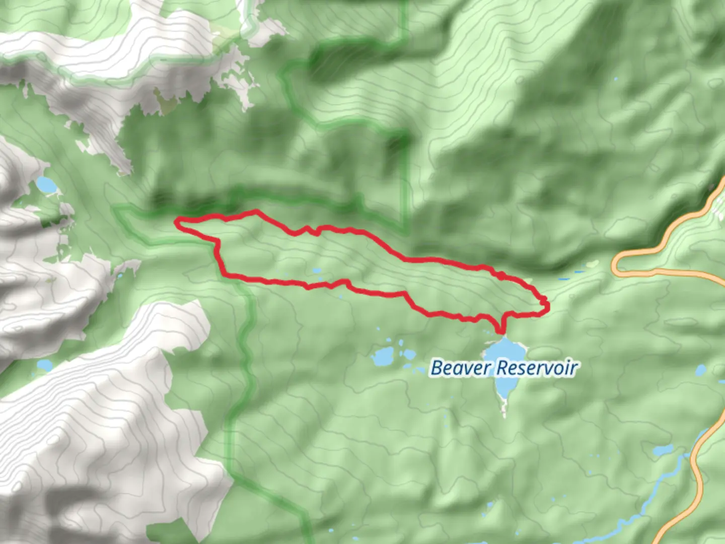 An image depicting the trail Buchanan Pass Trail Loop and its surrounding area.