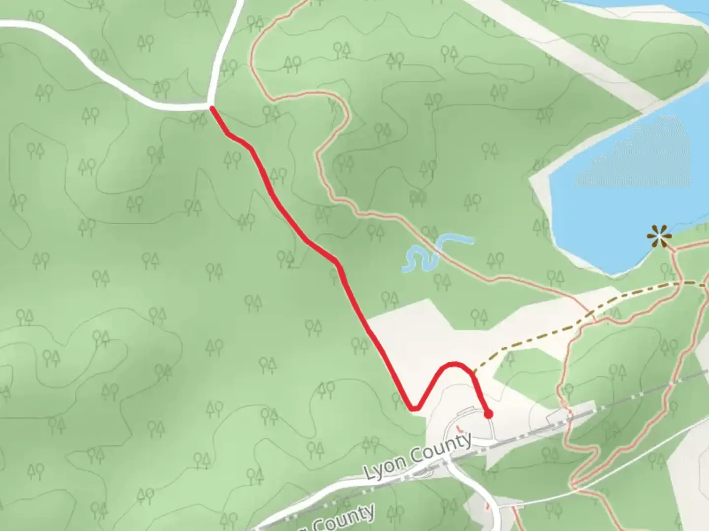 An image depicting the trail Nature Station Walk and its surrounding area.